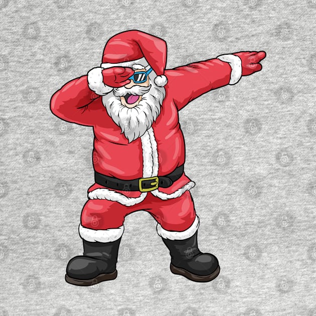 Funny dabbing Santa Claus by Markus Schnabel